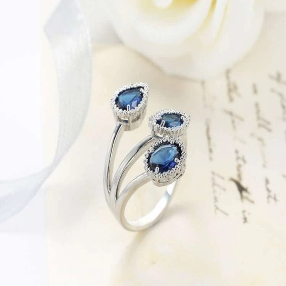 ENGAGEMENT BRIDAL WEDDING RING - Picture 2 of 3